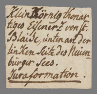 L 01457
<br/>
Label met opschrift
<br/>
<em>Escher von der Linth, Johannes Conrad (1767-1823)</em>